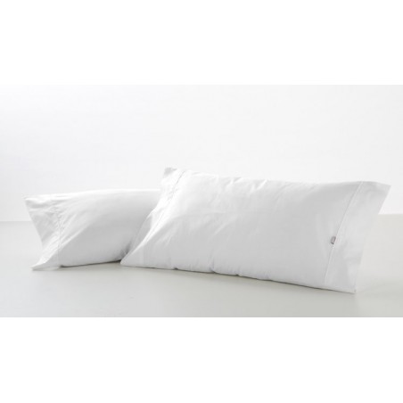 Funda de almohada COMBI LISOS BIÉS. 100% algodón (200 hilos) 001-BLANCO