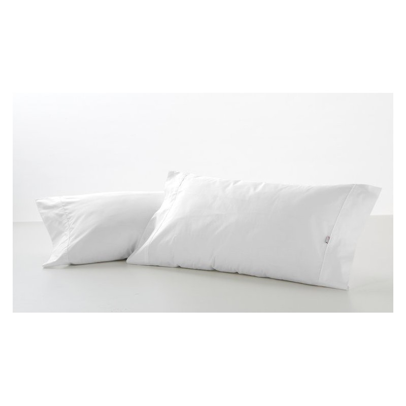 Funda de almohada COMBI LISOS. 100% algodón (144 hilos) 001-BLANCO