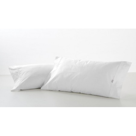 Funda de almohada COMBI LISOS. 100% algodón (144 hilos) 001-BLANCO