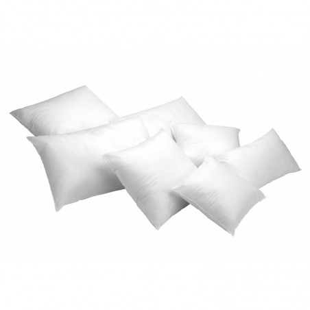 Pack de 2 unidades. Relleno de cojín de gran de volumen de fibra siliconada hipoalergénica.